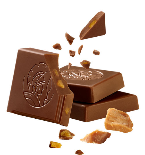 Σοκολάτα Γάλακτος Πλάκα με Αλατισμένη Καραμέλα 100γρ (Milk Chocolate Tablet Salted Caramel 100g)