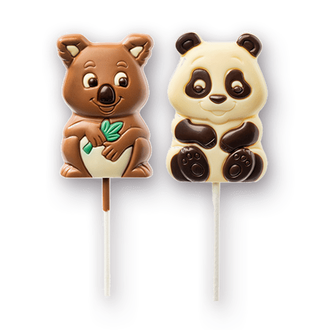 Γλειφιτζούρια Πάντα και Κοάλα 35γρ (Lollipops Panda and Koala 35g)